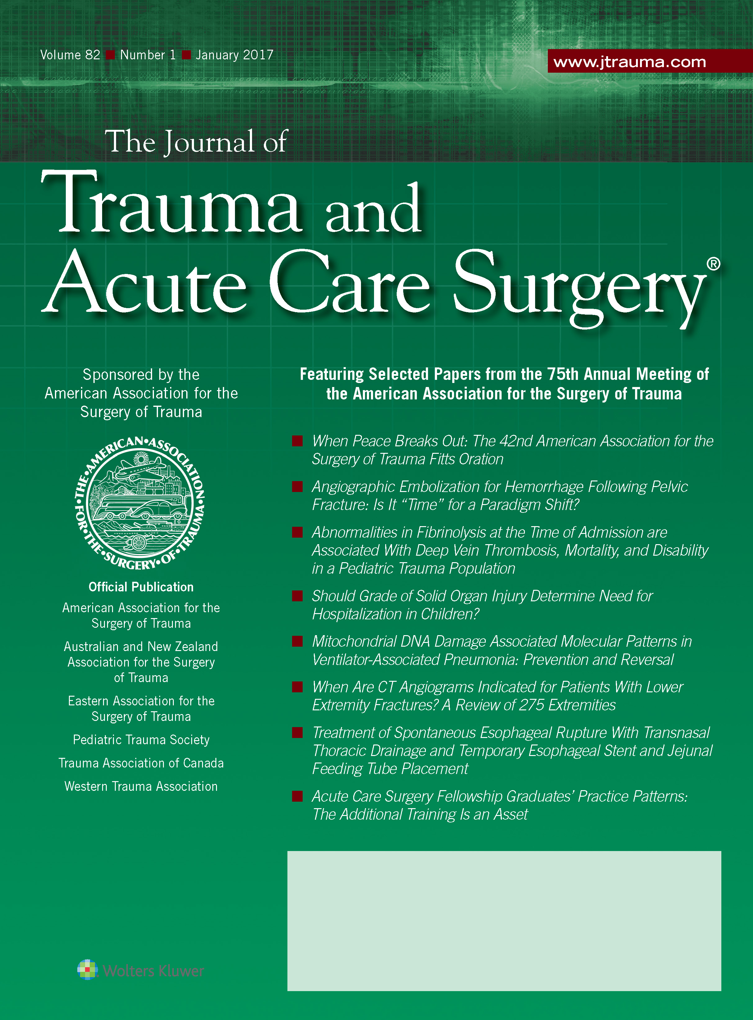 Home The American Association for the Surgery of Trauma