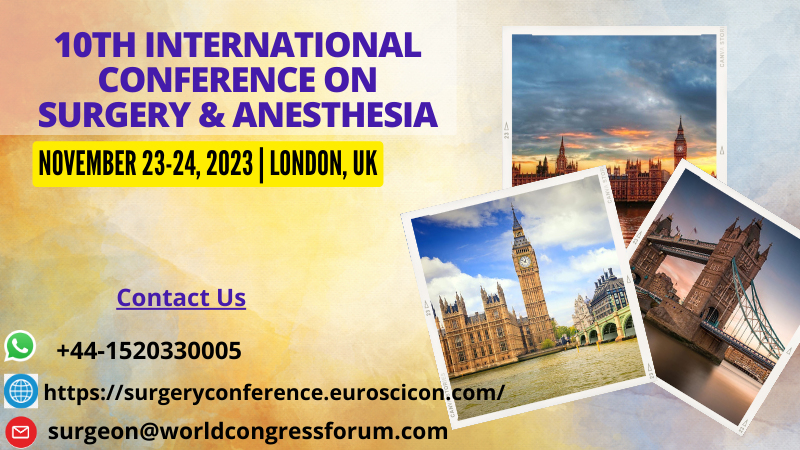 3rd World Congress on Surgery Surgeons  Anesthesia 2 1