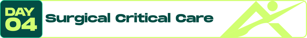 Day 4 | Surgical Critical Care