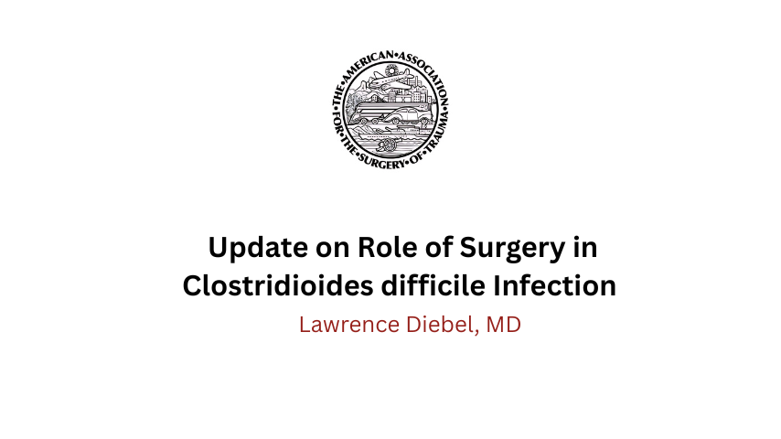 Update on Role of Surgery in Clostridioides difficile Infection